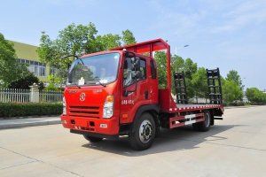 這款國(guó)六挖機(jī)平板運(yùn)輸車很火，關(guān)注沒(méi)？