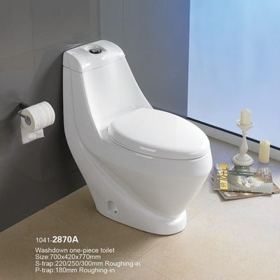 櫻花經典馬桶座便器 250坑直沖連體馬桶 高效大排水，經典設計體驗