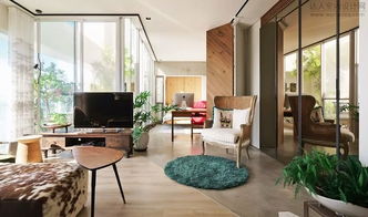 海天一色，自在居所 73㎡海景公寓的家居設計鑒賞